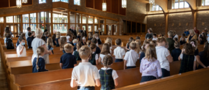 Ozaukee County catholic school children attend mass each Friday